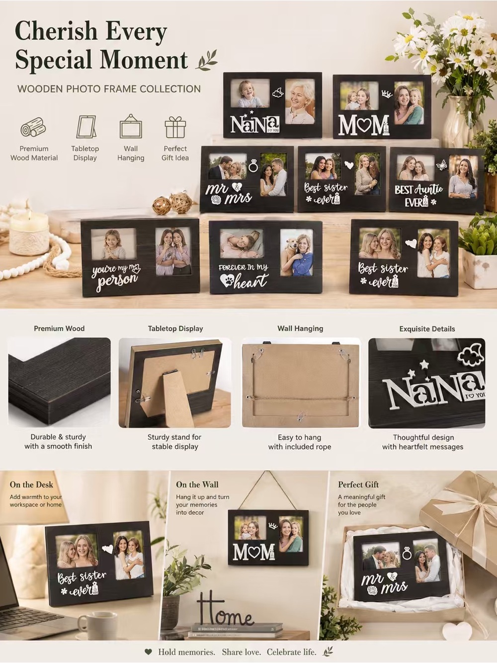 Picture Photo frame,12.5in*8in